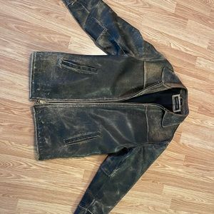 Kenneth Cole Genuine Leather Jacket small